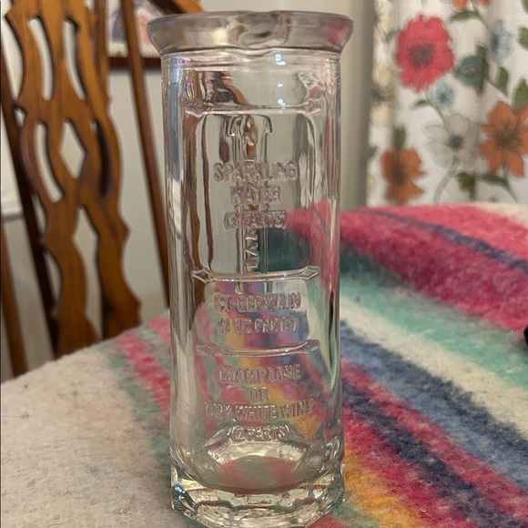 St Germain drink mixer mini carafe